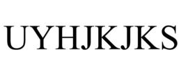 UYHJKJKS trademark