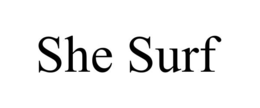 SHE SURF trademark