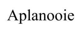 APLANOOIE trademark