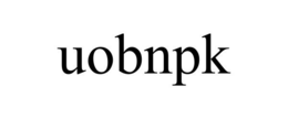 UOBNPK trademark