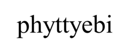 PHYTTYEBI trademark
