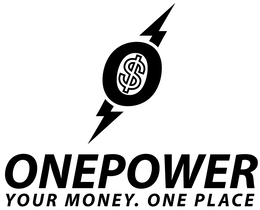 O$ ONEPOWER YOUR MONEY. ONE PLACE trademark