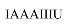 IAAAIIIU trademark