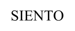 SIENTO trademark