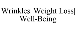 WRINKLES| WEIGHT LOSS| WELL-BEING trademark