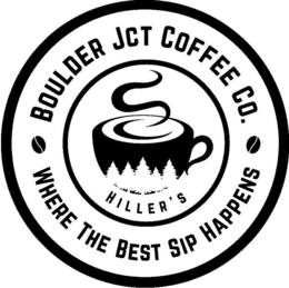 BOULDER JCT COFFEE CO. WHERE THE BEST SIP HAPPENS HILLER'S trademark