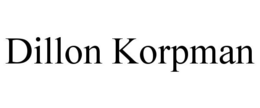 DILLON KORPMAN trademark