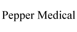 PEPPER MEDICAL trademark