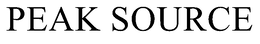 PEAK SOURCE trademark