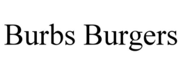 BURBS BURGERS trademark
