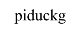 PIDUCKG trademark