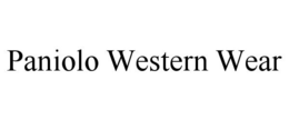 PANIOLO WESTERN WEAR trademark