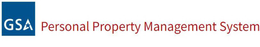 GSA PERSONAL PROPERTY MANAGEMENT SYSTEM trademark