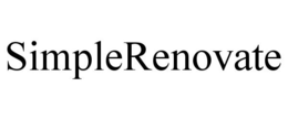 SIMPLERENOVATE trademark