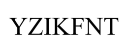 YZIKFNT trademark