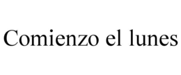 COMIENZO EL LUNES trademark