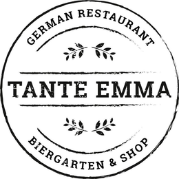 TANTE EMMA GERMAN RESTAURANT BIERGARTEN & SHOP trademark