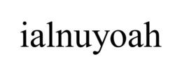 IALNUYOAH trademark