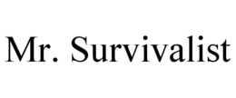 MR. SURVIVALIST trademark