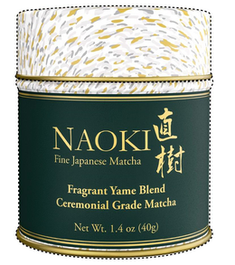 NAOKI FINE JAPANESE MATCHA FRAGRANT YAME BLEND CEREMONIAL GRADE MATCHA NET WT. 1.4 OZ (40G) trademark