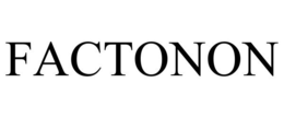 FACTONON trademark