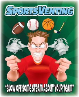 SPORTSVENTING "BLOW OFF SOME STEAM ABOUT YOUR TEAM" trademark