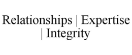RELATIONSHIPS | EXPERTISE | INTEGRITY trademark
