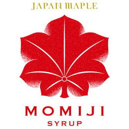 JAPAN MAPLE MOMIJI SYRUP trademark