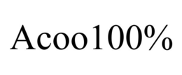 ACOO100% trademark