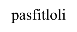 PASFITLOLI trademark