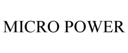 MICRO POWER trademark