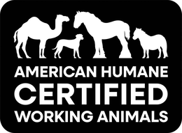 AMERICAN HUMANE CERTIFIED WORKING ANIMALS trademark