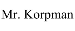 MR. KORPMAN trademark
