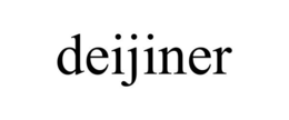 DEIJINER trademark