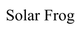 SOLAR FROG trademark