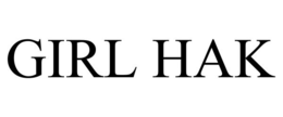 GIRL HAK trademark