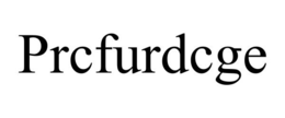 PRCFURDCGE trademark