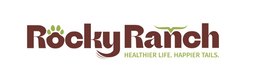 ROCKY RANCH. HEALTHIER LIFE. HAPPIER TAILS. trademark