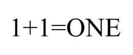 1+1=ONE trademark