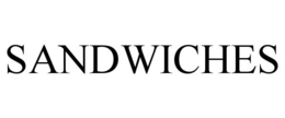 SANDWICHES trademark