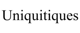 UNIQUITIQUES trademark