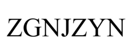 ZGNJZYN trademark