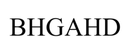 BHGAHD trademark