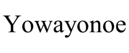 YOWAYONOE trademark