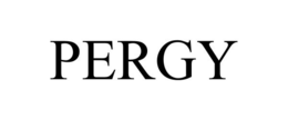 PERGY trademark