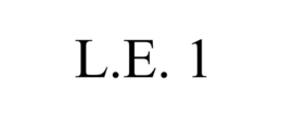 L.E. 1 trademark