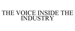 THE VOICE INSIDE THE INDUSTRY trademark