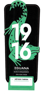 1916 IGUANA BLANCO VANGUARDISTA RUM | RON | RHUM MÉTODO TABOGA trademark