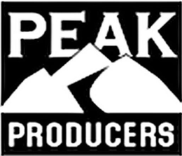 PEAK PRODUCERS trademark