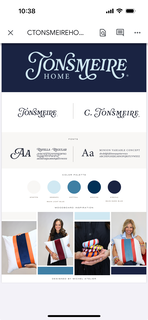 10:38 X CTONSMEIREHO... TONSMEIRE TONSMEIRE AA HOME RAFELLA - REGULAR ABGDEFGHIJKLMNOPORSTUVWXYZ MAIN LIGHT BLUE DESIGNED BY MICHEL ATELIER FONTS COLOR PALETTE #3F7FA4 C. TONSMEIRE AA INSPIRATION MINION VARIABLE CONCEPT ABCDEFGHIJKLMNOPQRSTUVWXYZ ABCDEFGHIJKLMNOPQRSTUVWXYZ #023158 #1B2342 MAIN DARK BLUE ... trademark
